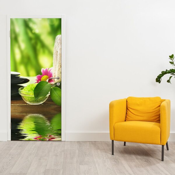 Fototapeta na dveře - Masážní pomůcky (95x205cm)