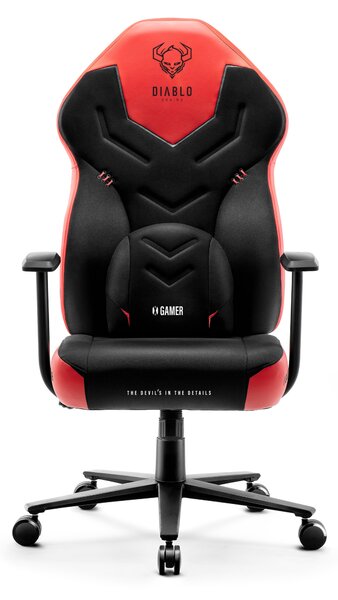Herní židle Diablo X-Gamer 2.0 Normal Size: černo-červená Diablochairs