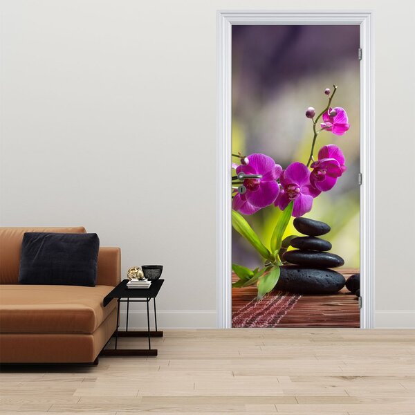 Fototapeta na dveře - SPA and stones (95x205cm)