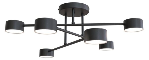 Přisazený lustr HALO 6xGX53/10W/230V černá