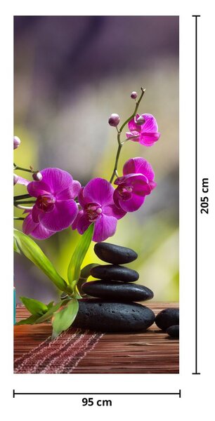 Fototapeta na dveře - SPA and stones (95x205cm)