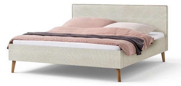 MEISE MÖBEL TWISTER beige, 180x200 cm, Čalouněná postel, manželské dvojlůžko