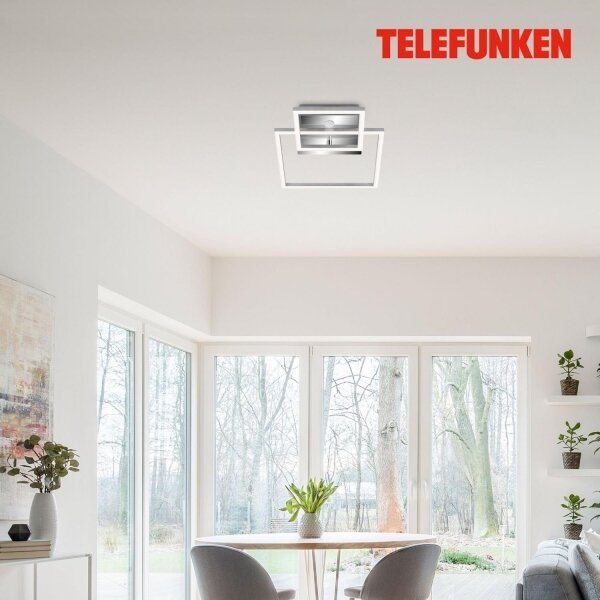 Telefunken 318608TF - LED Stropní svítidlo se senzorem FRAME LED/17W/230V 3000K