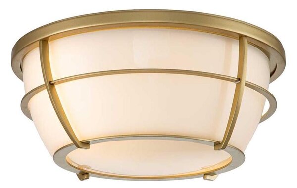 Quoizel QZ-CHANCE-F-PNBR- Koupelnové stropní svítidlo CHANCE 2xE27/60W/230V IP44