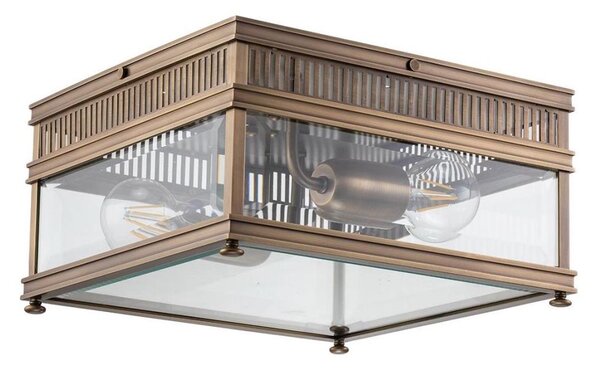Elstead HOLBORN-F-DB - Venkovní stropní svítidlo HOLBORN 2xE27/60W/230V IP44