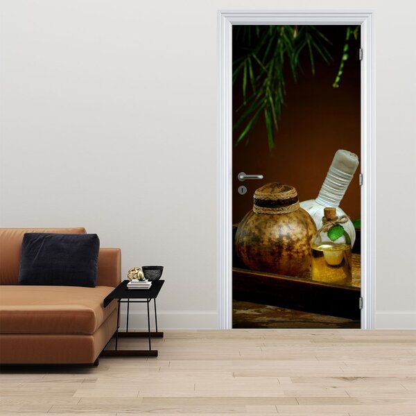 Fototapeta na dveře - SPA věcí (95x205cm)