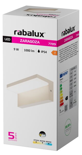 Rabalux ZARAGOZA LED venkovní nástěnné svítidlo 77219