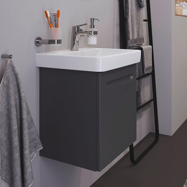 Duravit No. 1 skříňka 44x38.6x47.8 cm pod umyvadlo závěsná grafitová N14267L49490000