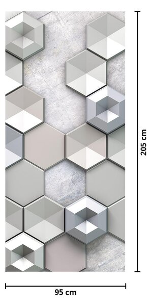 Fototapeta na dveře - 3D abstrakce (95x205cm)