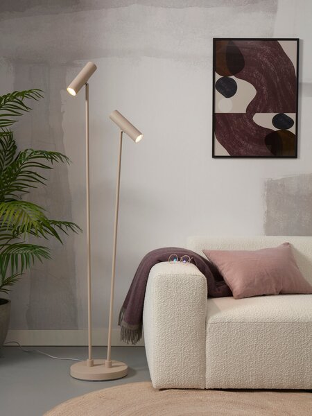 Stojací lampa Vienna béžová