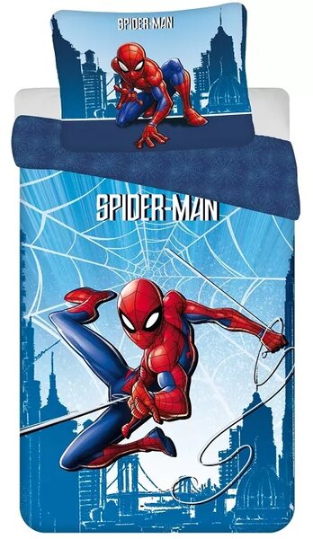 Bavlněné povlečení Spiderman Blue 4