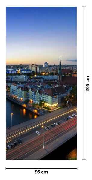 Fototapeta na dveře - Berlín (95x205cm)