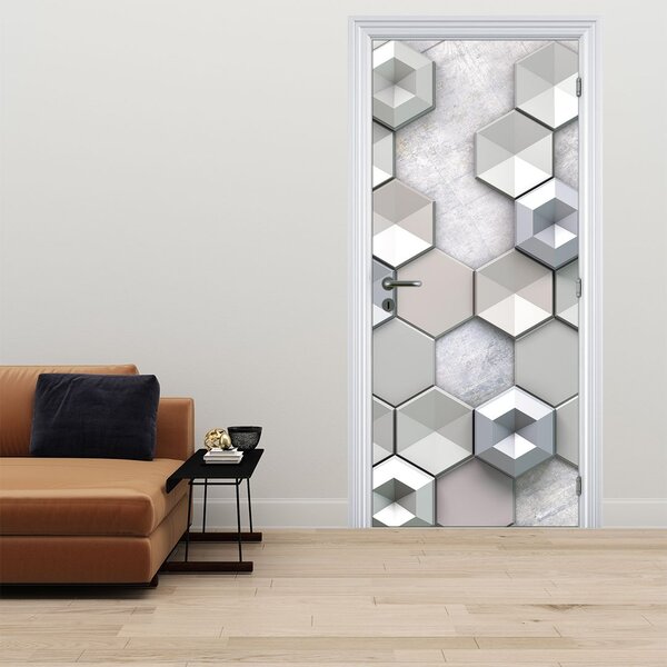 Fototapeta na dveře - 3D abstrakce (95x205cm)