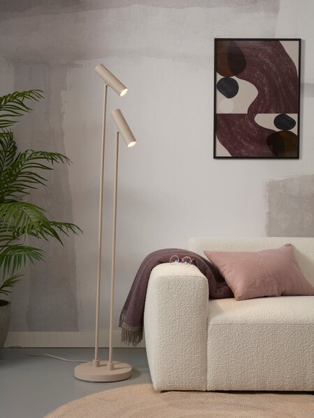 Stojací lampa Vienna béžová