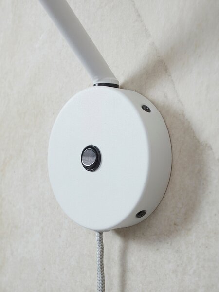 Nástěnná lampa Ordos bílá