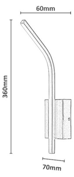 Rabalux TILMANN LED koupelnové nástěnné svítidlo 75088