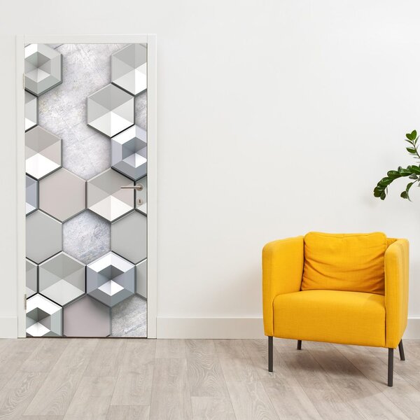 Fototapeta na dveře - 3D abstrakce (95x205cm)