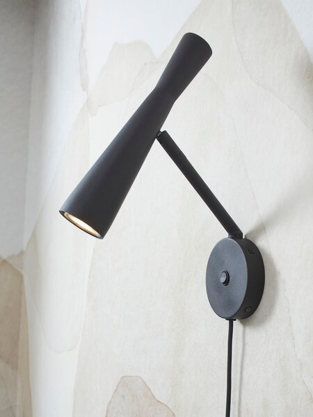 Nástěnná lampa Ordos černá