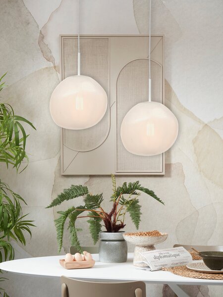 Stropní lampa Stockholm bílá