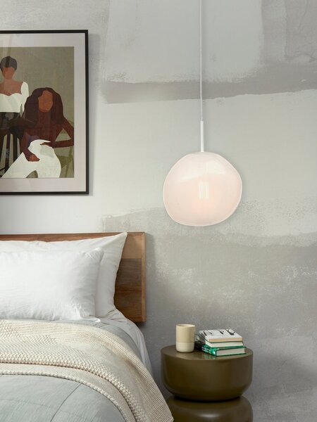 Stropní lampa Stockholm bílá