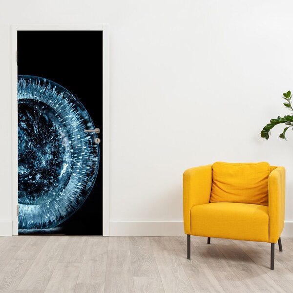 Fototapeta na dveře - Ledové kapky (95x205cm)