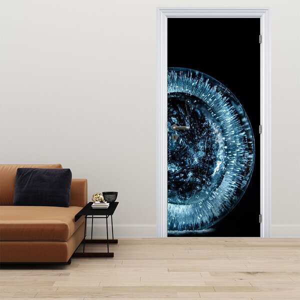 Fototapeta na dveře - Ledové kapky (95x205cm)