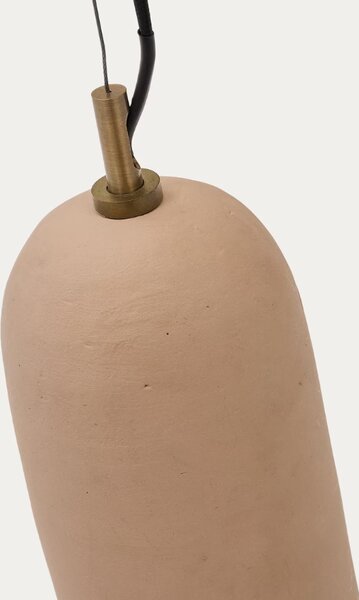 Terakotové závěsné světlo Kave Home Madsen 12 cm