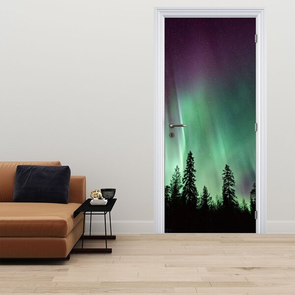 Fototapeta na dveře - Polární záře (95x205cm)