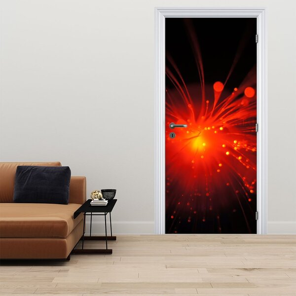 Fototapeta na dveře - Jiskření, abstrakce (95x205cm)