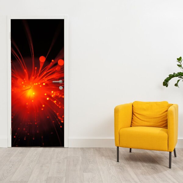 Fototapeta na dveře - Jiskření, abstrakce (95x205cm)