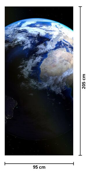 Fototapeta na dveře - Planeta Země (95x205cm)