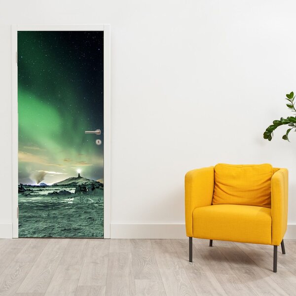 Fototapeta na dveře - Polární záře (95x205cm)