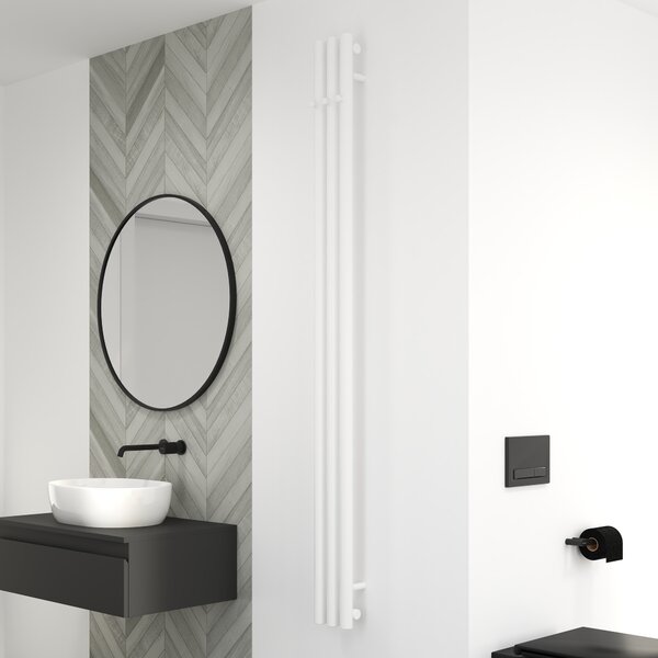 Oltens Stang koupelnový radiátor designově 180x15 cm bílá 55011000