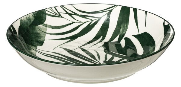 Porcelánový hluboký talíř Leafs, (fi) 20 cm, listy, sada 6ks