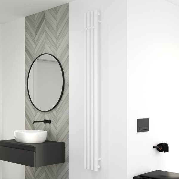 Oltens Stang koupelnový radiátor designově 180x20.5 cm bílá 55012000