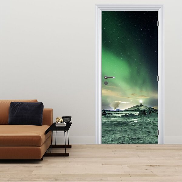 Fototapeta na dveře - Polární záře (95x205cm)