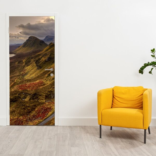 Fototapeta na dveře - Skotské hory (95x205cm)