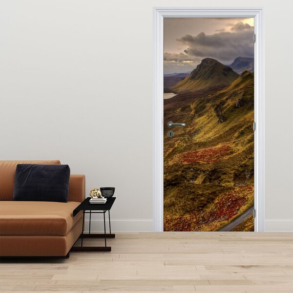 Fototapeta na dveře - Skotské hory (95x205cm)