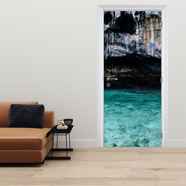 Fototapeta na dveře - Voda a Skály (95x205cm)