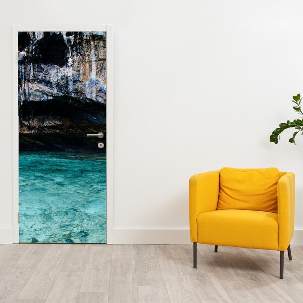Fototapeta na dveře - Voda a Skály (95x205cm)