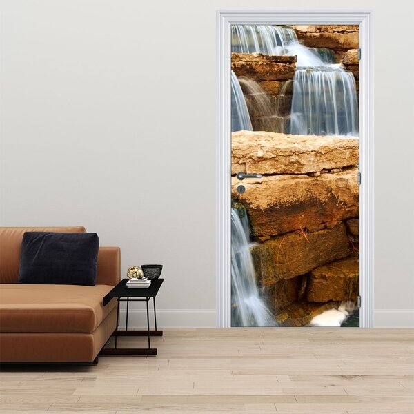 Fototapeta na dveře - Vodopády (95x205cm)