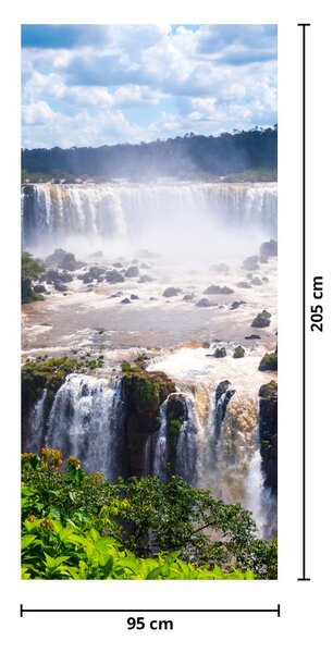 Fototapeta na dveře - Vodopády, Iguassu (95x205cm)