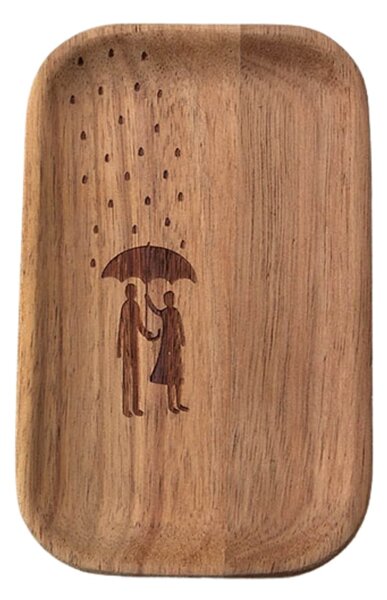 Dřevěný tácek Summer Rain