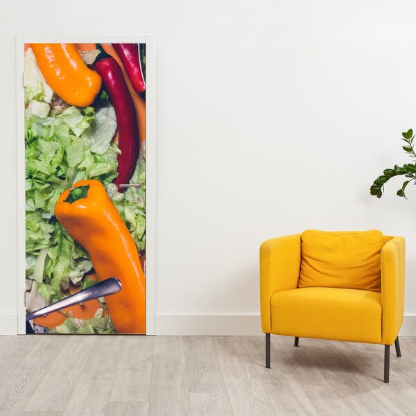 Fototapeta na dveře - Zelenina (95x205cm)