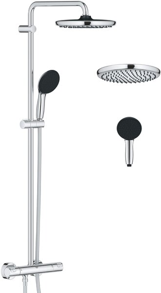 Grohe Vitalio Start System sprchová sada na stěnu s termostatem s dešťovou sprchou chrom 26677001