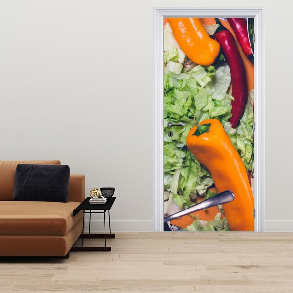 Fototapeta na dveře - Zelenina (95x205cm)
