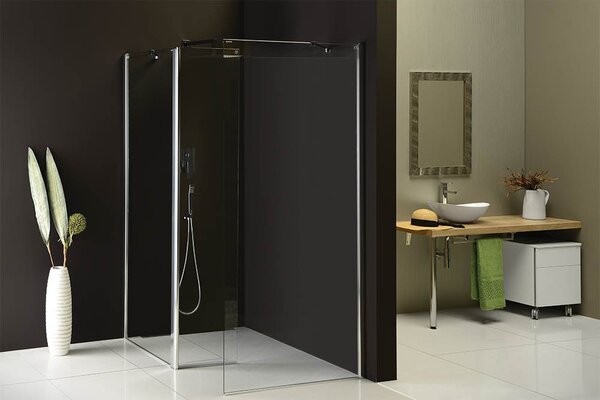 Polysan Polysan, MODULAR SHOWER přídavný panel pro instalaci na stěnu modulu 2, 1000 mm, pravý, MS2B-100R