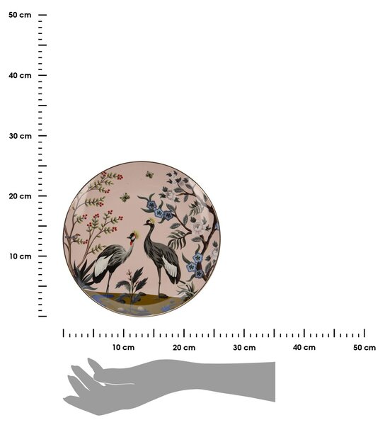 Porcelánový talíř Ashley 2, (fi) 26 cm, vícebarevný