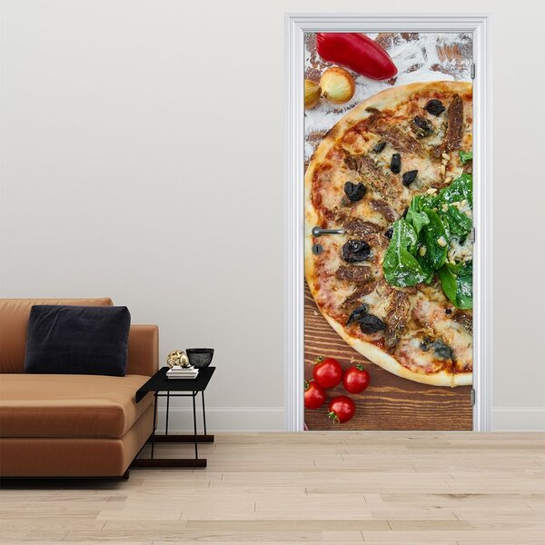 Fototapeta na dveře - Pizza (95x205cm)