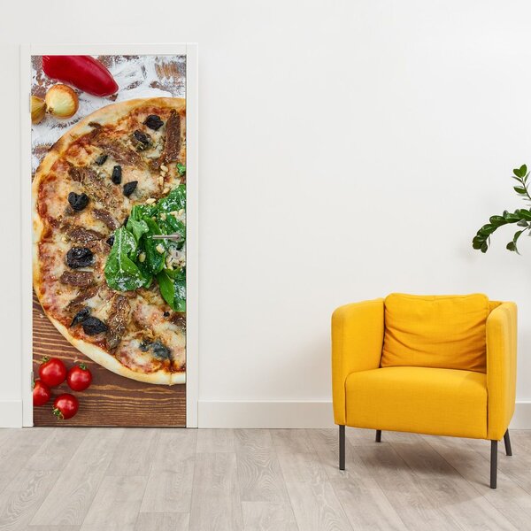 Fototapeta na dveře - Pizza (95x205cm)